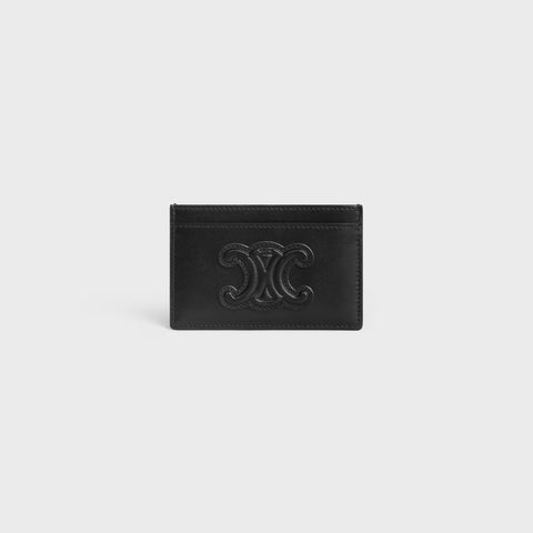 CARD HOLDER IN SHINY CALFSKIN BLACK