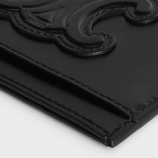 CARD HOLDER IN SHINY CALFSKIN BLACK