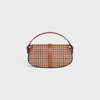 CLUTCH ON STRAP TABOU IN TWEED AND CALFSKIN MULTICOLOR