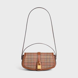 CLUTCH ON STRAP TABOU IN TWEED AND CALFSKIN MULTICOLOR