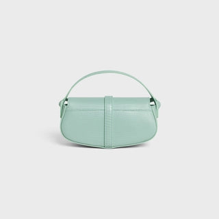 CLUTCH ON STRAP TABOU IN LIZARD VERT DE GRIS