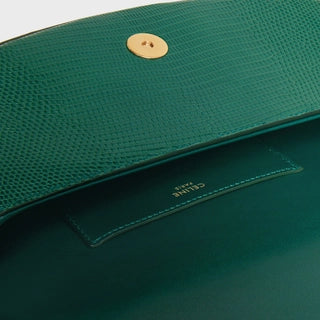 CLUTCH ON STRAP TABOU IN LIZARD PINE GREEN