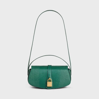 CLUTCH ON STRAP TABOU IN LIZARD PINE GREEN