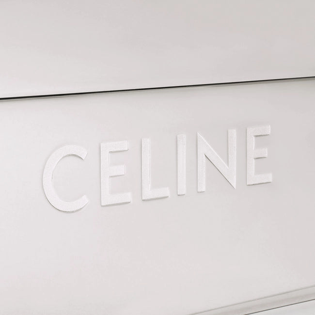 HORIZONTAL CELINE METAL BOX IN ALUMINIUM AND CALFSKIN BLACK