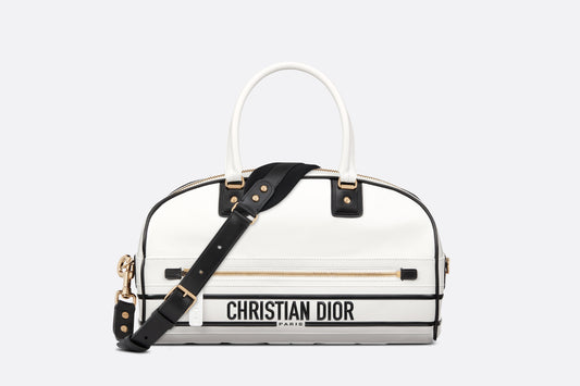 MEDIUM DIOR VIBE ZIP BOWLING BAG