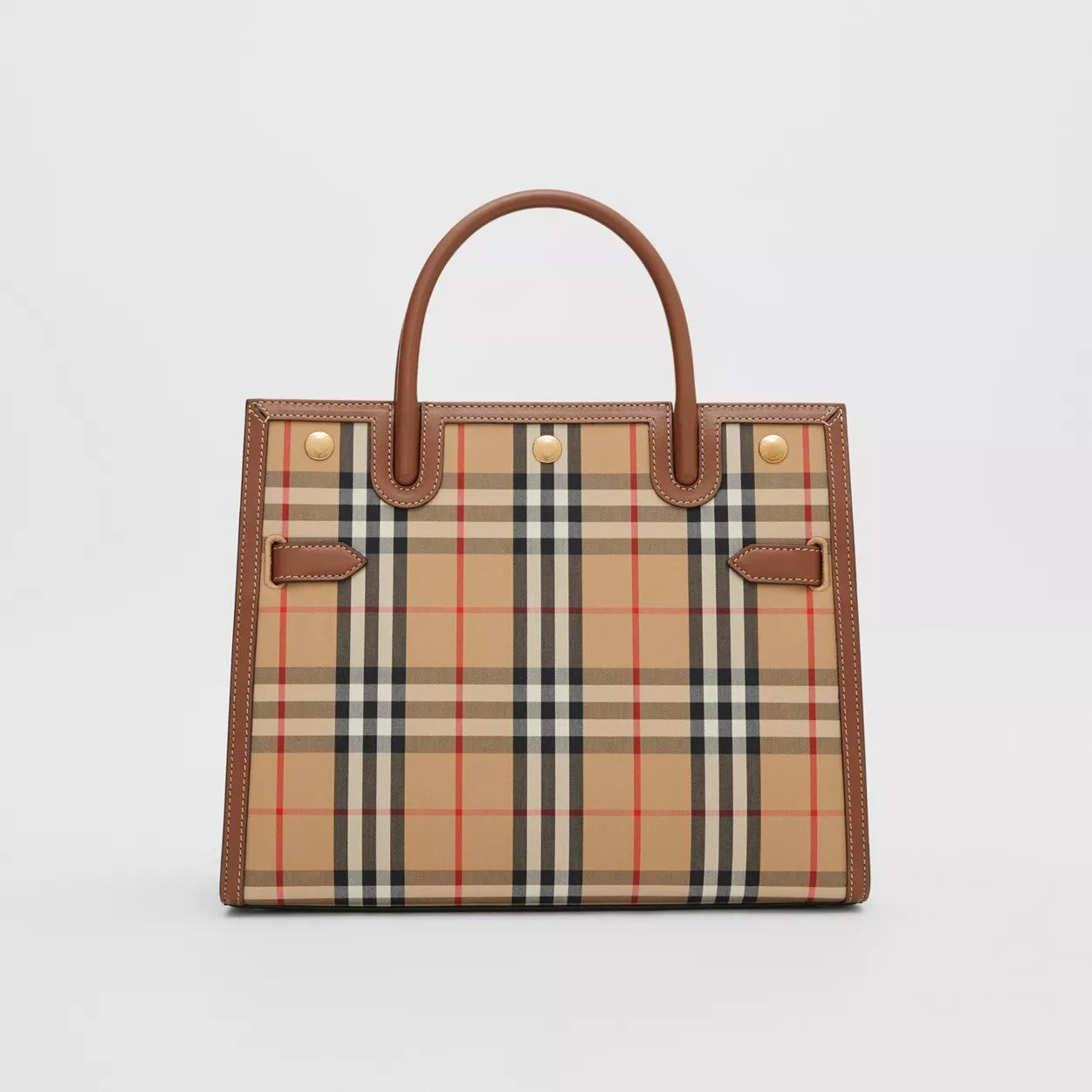 Vintage Check Two-handle Medium Title Bag