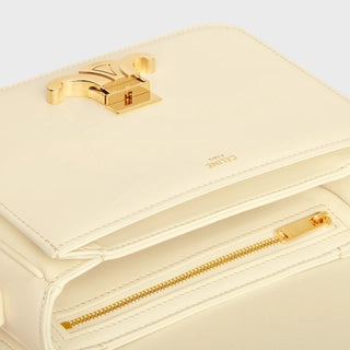 TEEN TRIOMPHE BAG IN SHINY CALFSKIN SOFT YELLOW