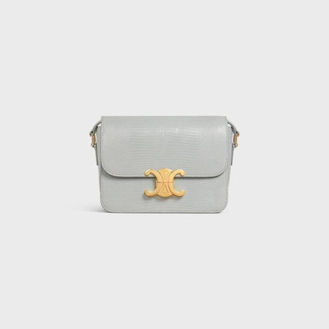 TEEN TRIOMPHE BAG IN LIZARD ICE BLUE