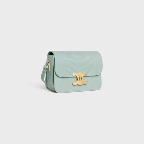 TEEN TRIOMPHE BAG IN LIZARD VERT DE GRIS