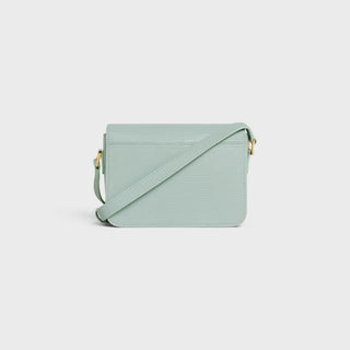 TEEN TRIOMPHE BAG IN LIZARD VERT DE GRIS