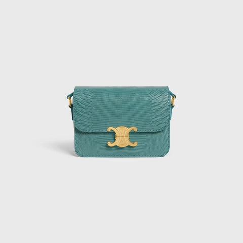 TEEN TRIOMPHE BAG IN LIZARD GREEN SMOKE