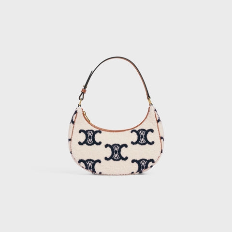 AVA BAG IN EMBROIDERED BOUCLETTE