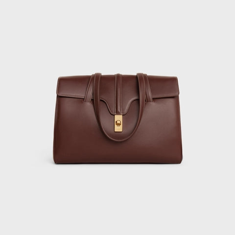 MEDIUM SOFT 16 BAG IN SMOOTH CALFSKIN CHESTNUT