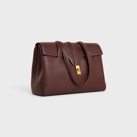 MEDIUM SOFT 16 BAG IN SMOOTH CALFSKIN CHESTNUT