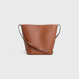 SMALL BUCKET CUIR TRIOMPHE BAG