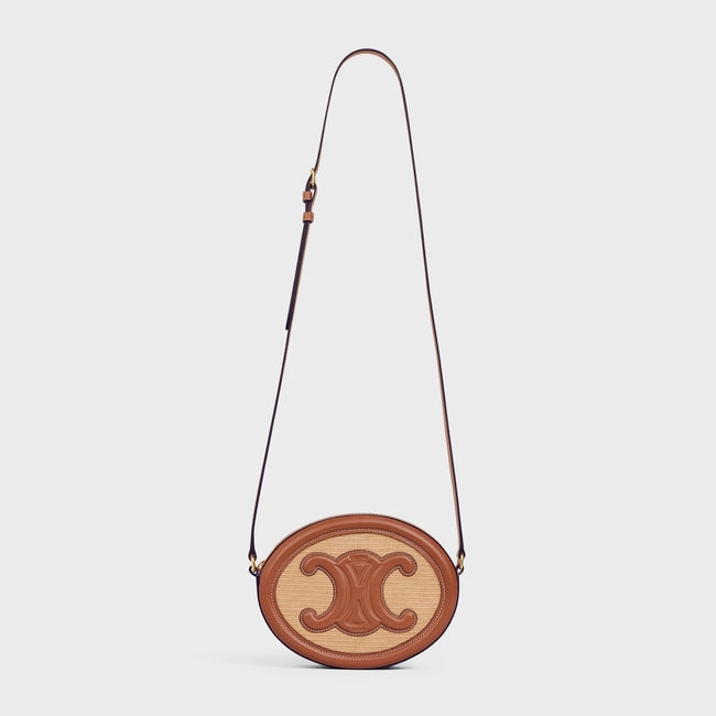 OVAL BAG CUIR TRIOMPHE