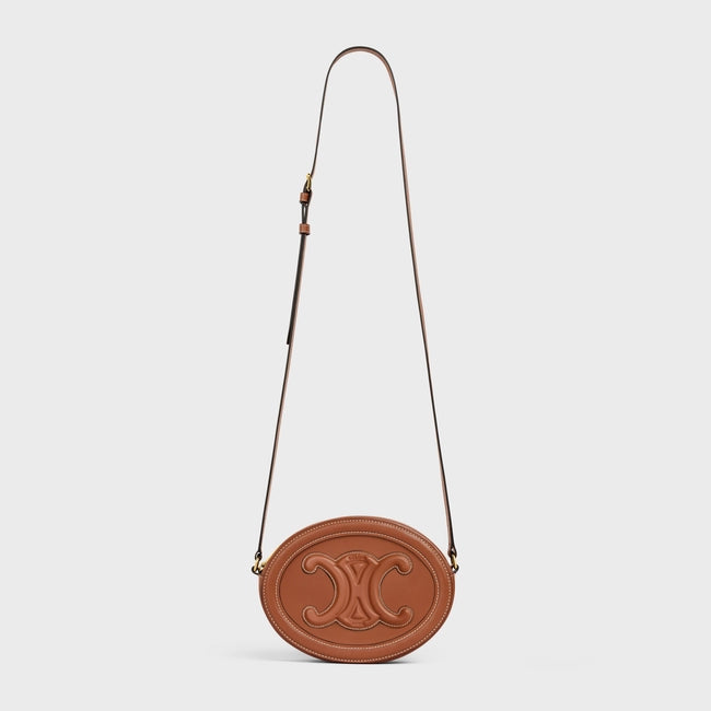 OVAL BAG CUIR TRIOMPHE