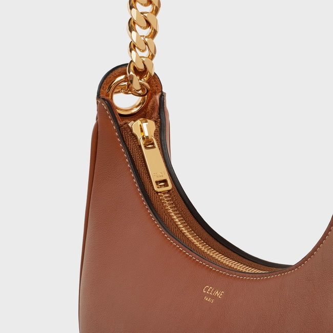 MEDIUM AVA CHAIN IN SMOOTH CALFSKIN TAN