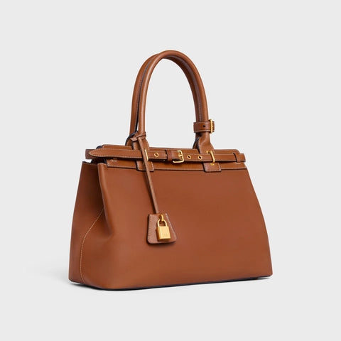 CELINE CONTI BAG IN NATURAL CALFSKIN TAN