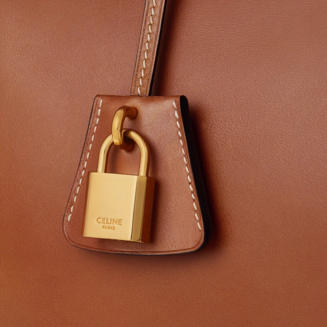 CELINE CONTI BAG IN NATURAL CALFSKIN TAN