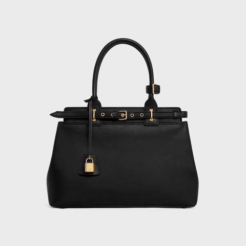 CELINE CONTI BAG IN NATURAL CALFSKIN BLACK