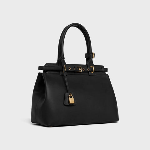 CELINE CONTI BAG IN NATURAL CALFSKIN BLACK