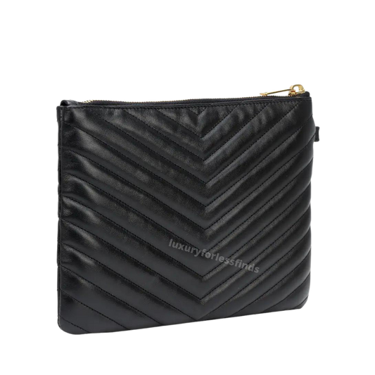 SAINT LAURENT Monogram Leather pouch