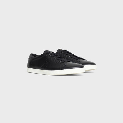 CELINE TRIOMPHE LOW LACE UP SNEAKER IN CALFSKIN BLACK