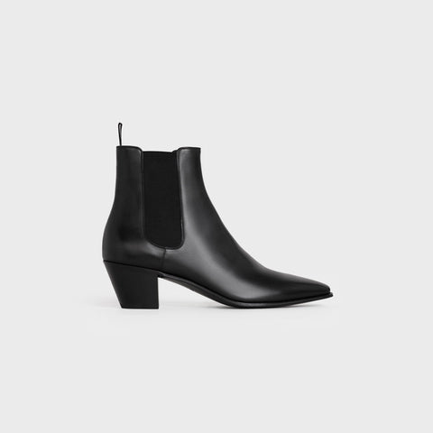 CELINE JACNO CHELSEA BOOT IN SHINY CALFSKIN BLACK