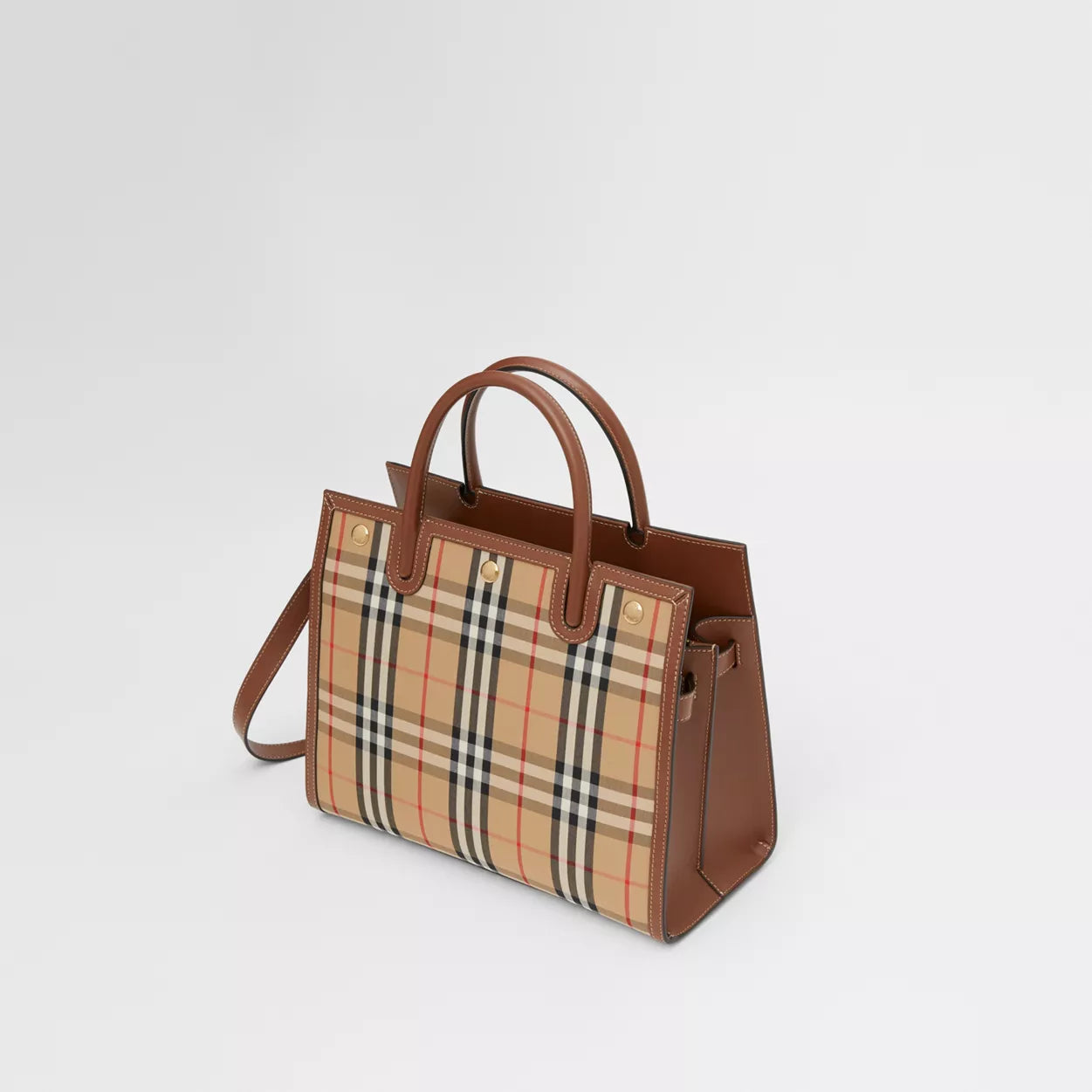 Mini Vintage Check Two-handle Title Bag