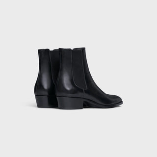 CELINE DRUGSTORE CHELSEA BOOT IN SHINY CALFSKIN BLACK