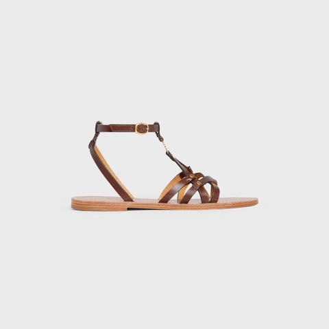 TAILLAT TRIOMPHE SANDAL IN VEGETABLE - TANNED CALFSKIN LIGHT BROWN