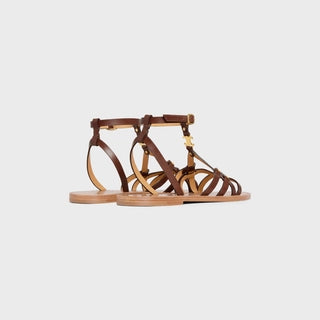 TAILLAT TRIOMPHE SANDAL IN VEGETABLE - TANNED CALFSKIN LIGHT BROWN