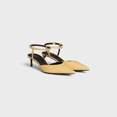 CELINE KITTEN TRIOMPHE IN CALFSKIN YELLOW