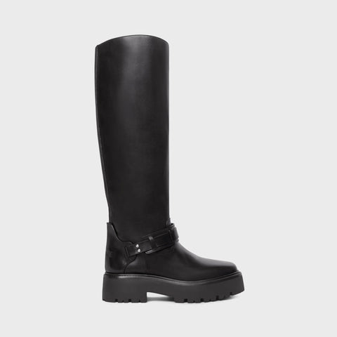 CELINE BULKY CHELSEA BOOT IN CALFSKIN BLACK