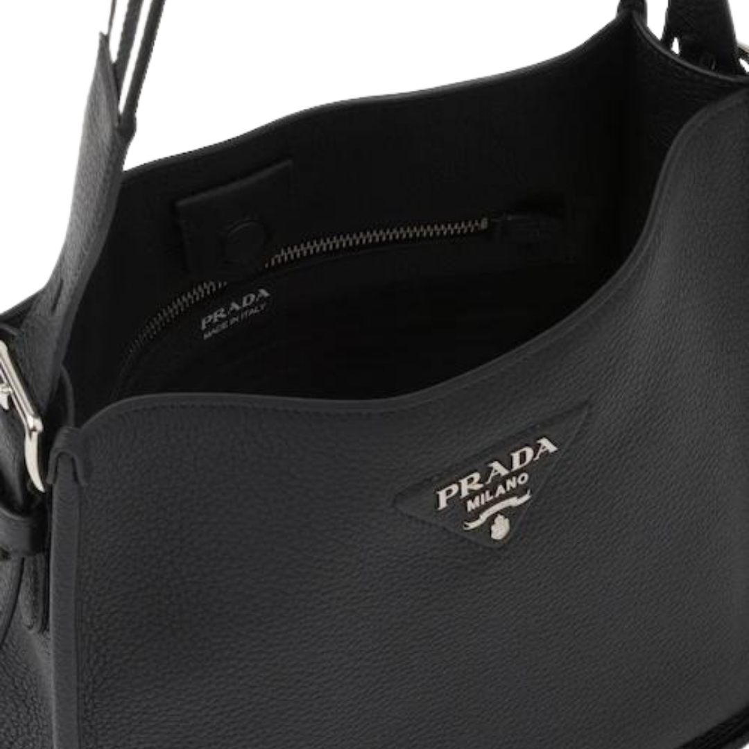 Prada Flou leather hobo bag 2022