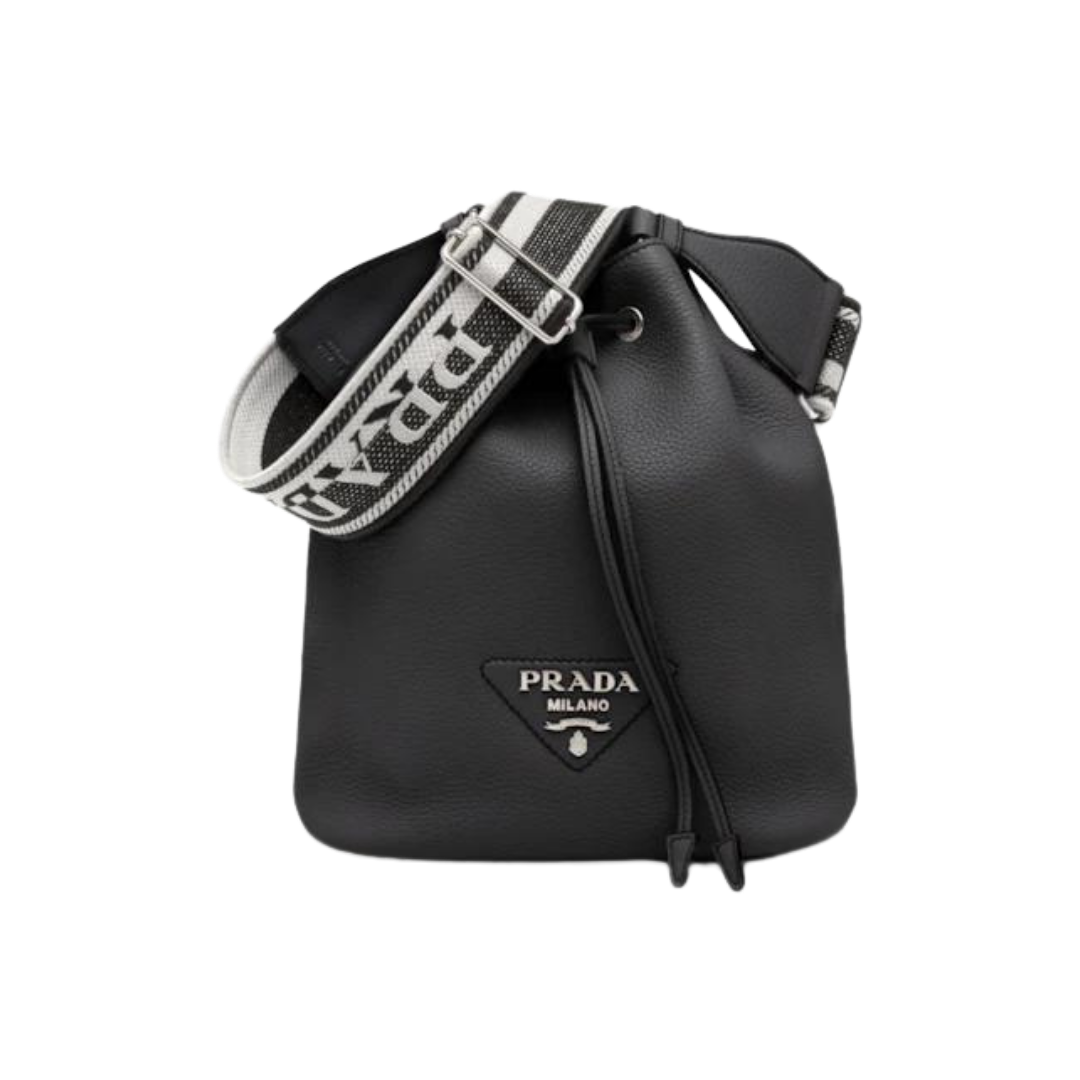 Prada Flou leather bucket bag