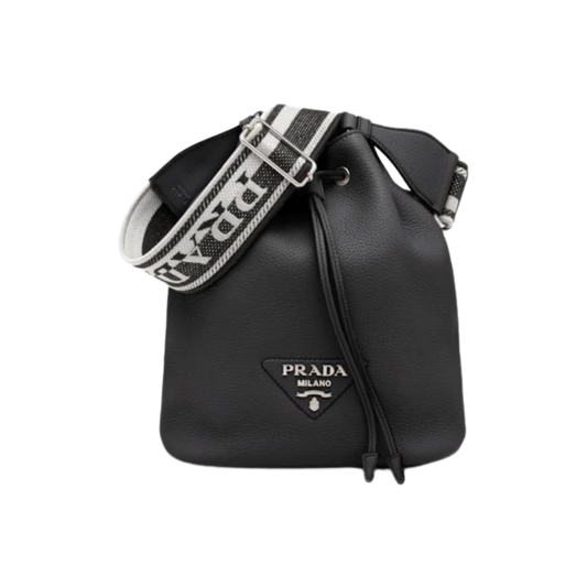 Prada Flou leather bucket bag