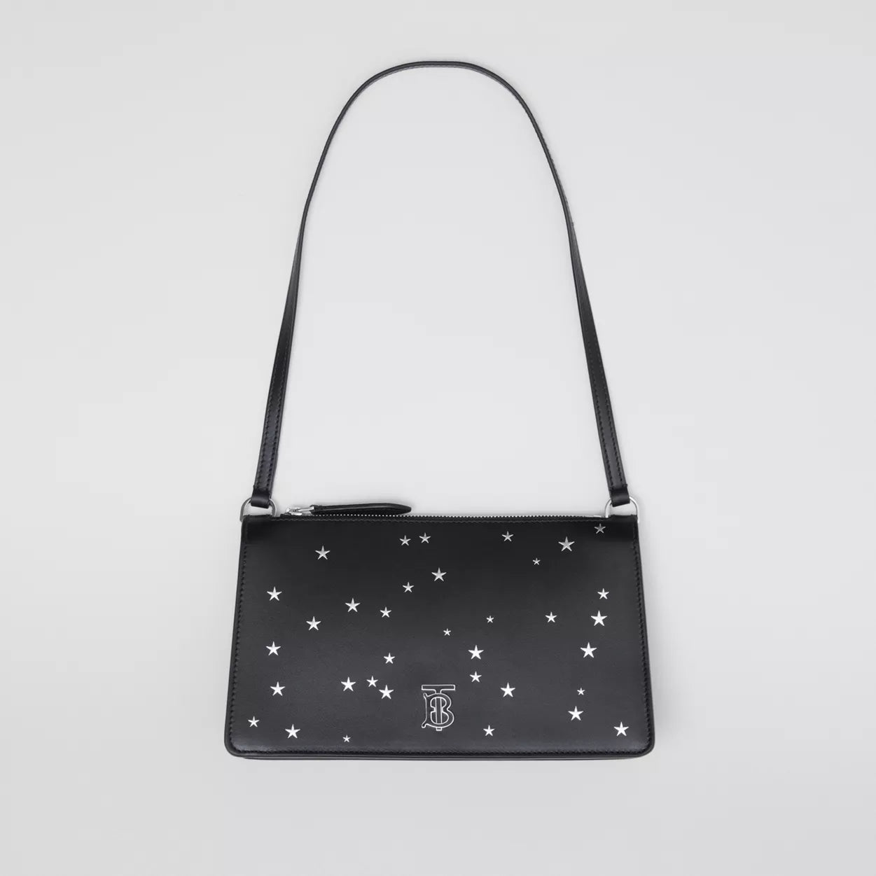 Star Print Leather Mini TB Shoulder Pouch