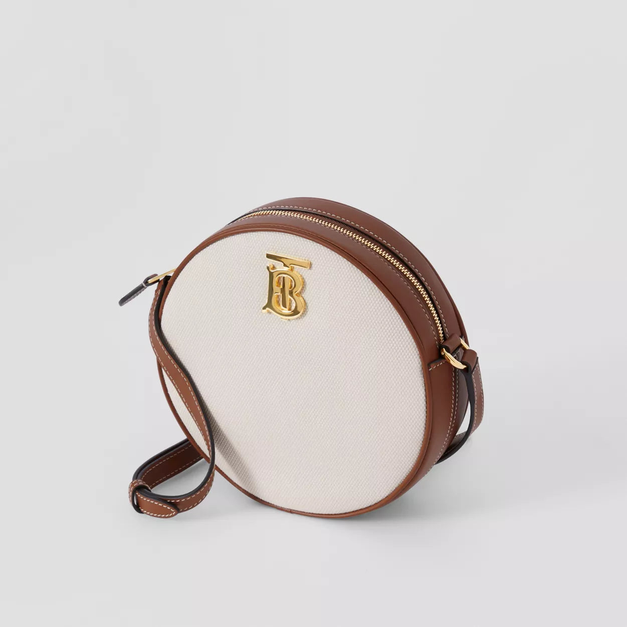 Monogram Motif Canvas and Leather Louise Bag