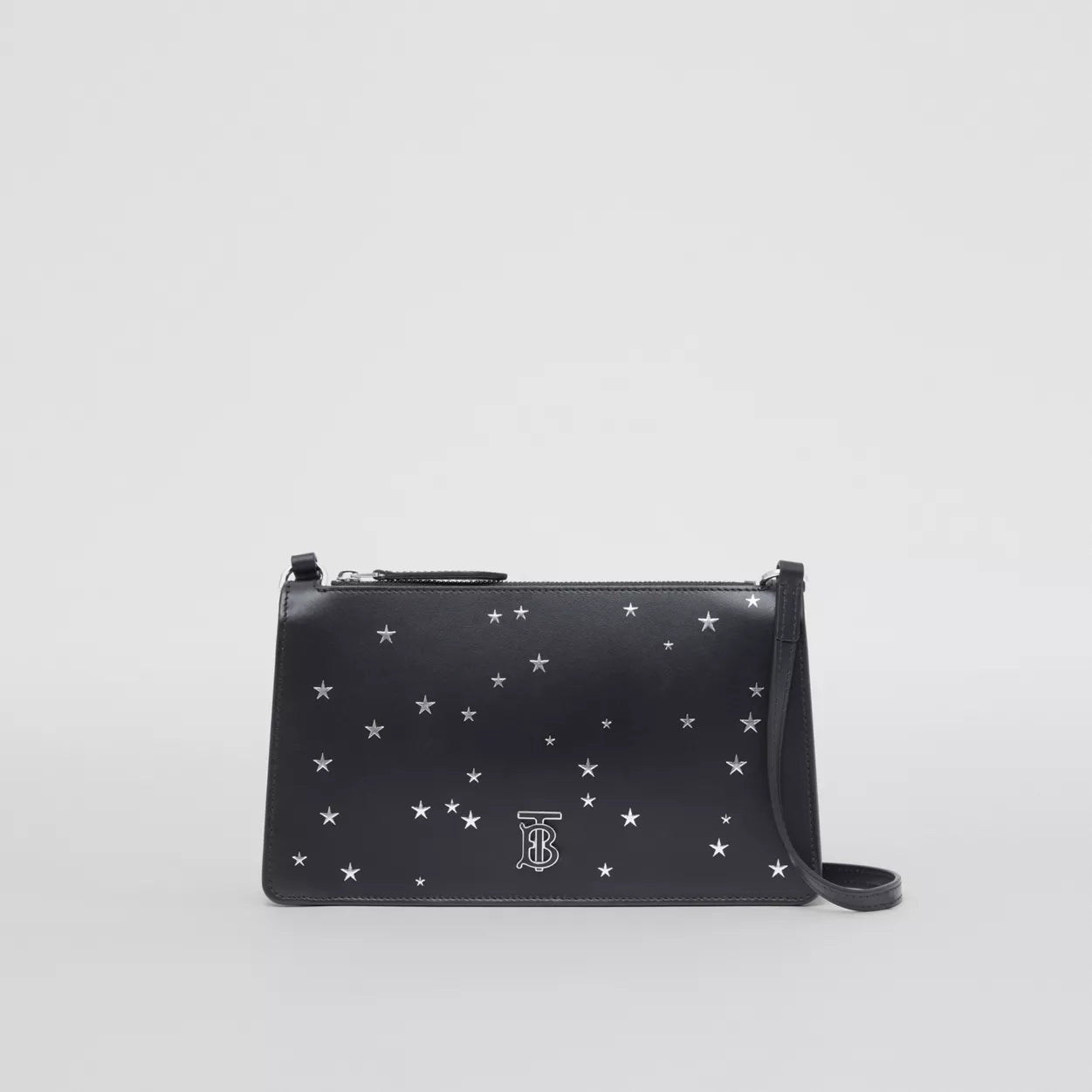 Star Print Leather Mini TB Shoulder Pouch