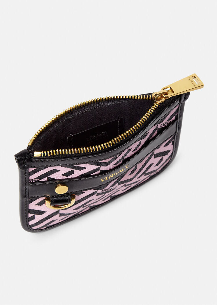 Black Pink LA GRECA SIGNATURE MODULAR POUCH