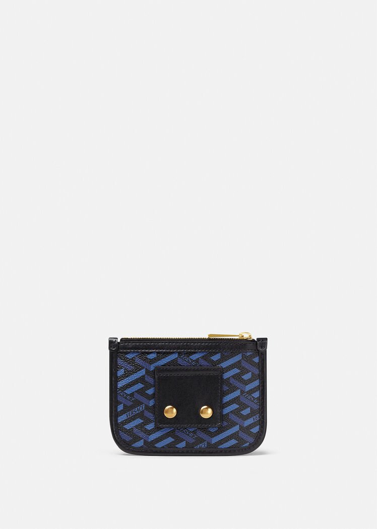 Black Blue LA GRECA SIGNATURE MODULAR POUCH