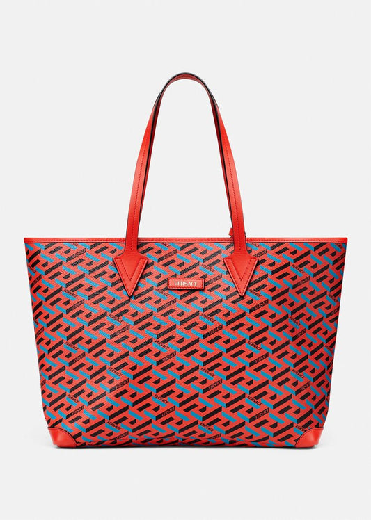 LA GRECA SIGNATURE LARGE TOTE BAG