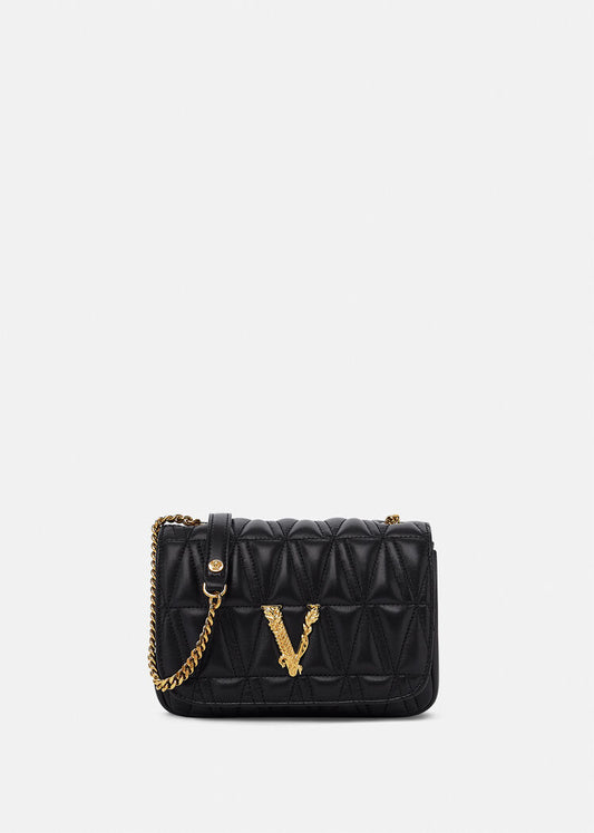 VIRTUS QUILTED NAPPA LEATHER EVENING BAG