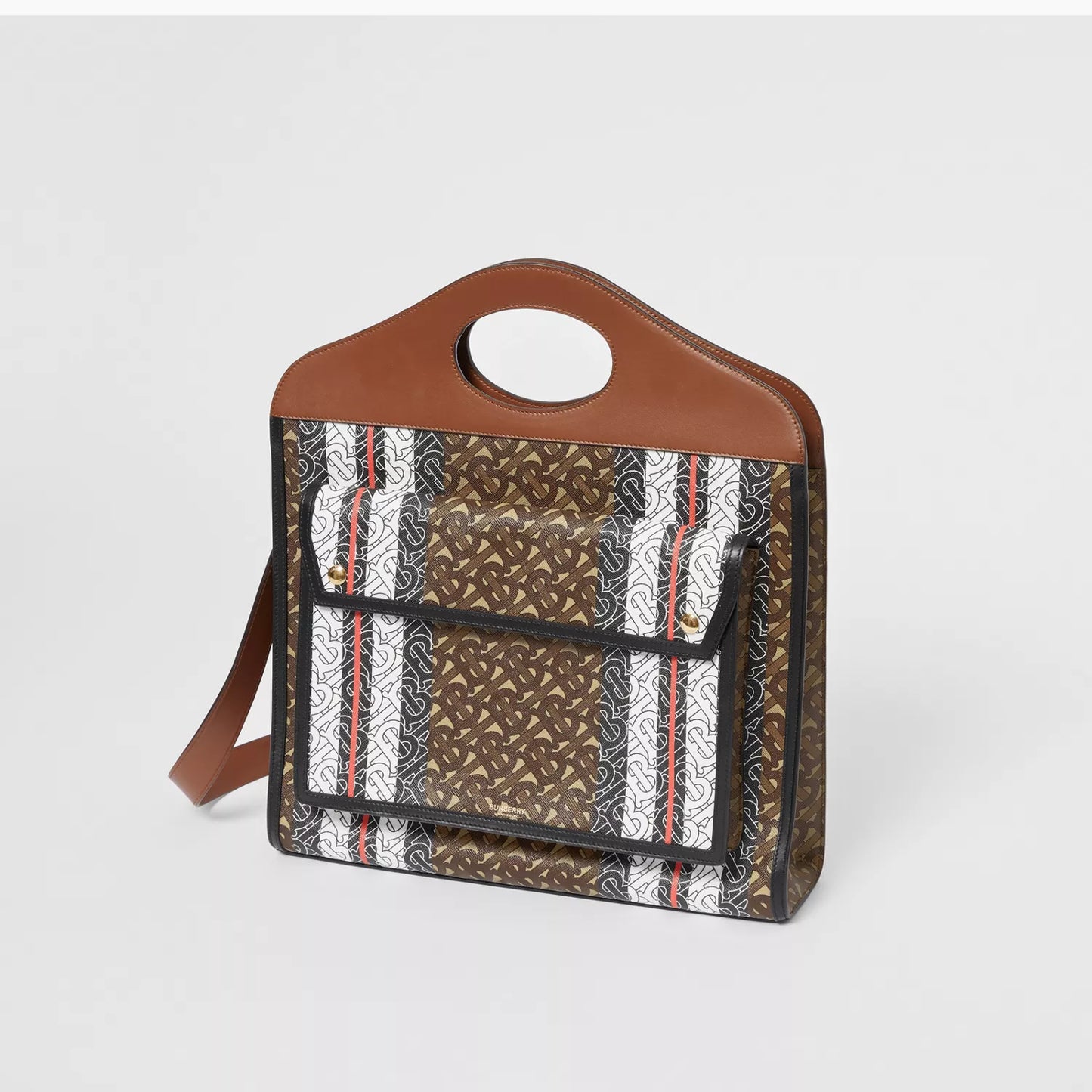 Medium Monogram Stripe Pocket Bag