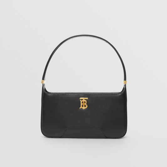 Leather TB Shoulder Bag