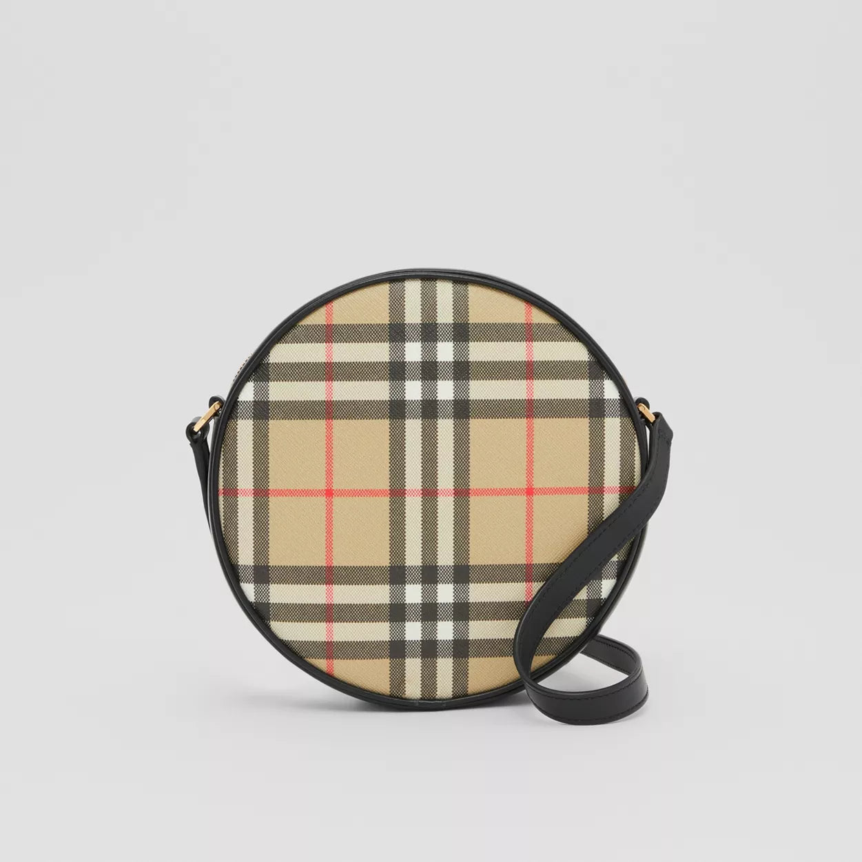 Vintage Check and Leather Louise Bag