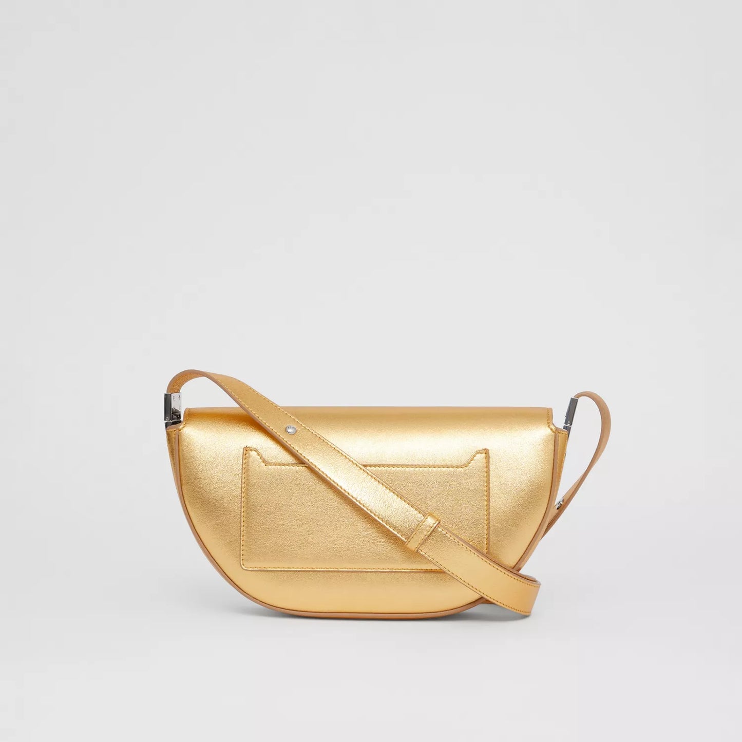 Small Metallic Lambskin Olympia Bag