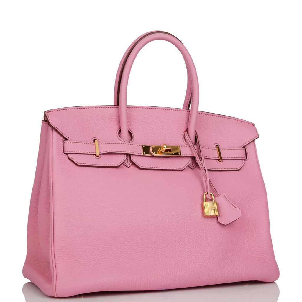 Hermès Birkin 35 Bubblegum Togo Gold Hardware